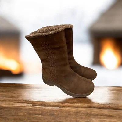 Dansko Boots Women's US 9 Brown Leather  Side Zip Lined - Image 1 of 4