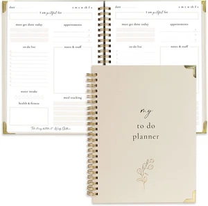 Beautiful to Do List Notebook - Aesthetic Daily Planner to Easily Organize Your - Picture 1 of 12