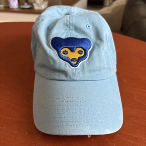 47 Brand Chicago Cubs Blue Cooperstown Hat Adult Snap Adjustable Cap B62 - Picture 1 of 10