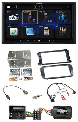 Alpine Bluetooth 2DIN Lenkrad DAB USB Autoradio für Ford S-Max Mondeo 07-14 Prof - Bild 1 von 4