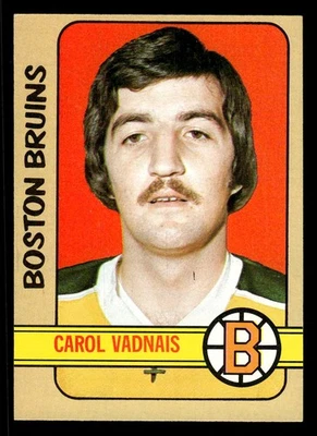 1972-73 Topps #85 Carol Vadnais - EX-EXMT *TedsCardShack* - Image 1 of 2