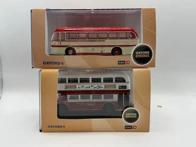 Paquete de autobús modelo Oxford diecast 1:76 X2 Manchester + Blackpool sin usar, en caja coleccionables Foto 1 de 4