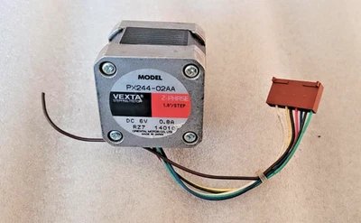 MOTOR PASO A PASO ORIENTAL VEXTA PX244-02AA 2 Fases 1.8/Paso DC 6V 0.8A - Imagen 1 de 4
