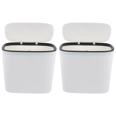  2 Pieces Mülleimer-räder M�lleimer Mit Deckel Büromüll Können Küchenmüll Kann - Bild 1 von 4