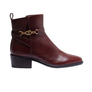 NWOT Sam Edelman Brawley Ankle Boots Deep Pecan Leather – 8.5M - Picture 1 of 10