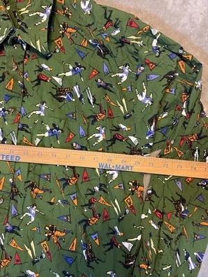 TANGO MAX RAAB Mens Vintage Equestrian Polo Shirt XL Button Green Long Sleeve - Image 1 of 4