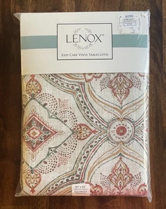 Tovaglia vinile Lenox Easy Care autunno autunno medaglione flanella retro 60 x 84 - Foto 1 di 5