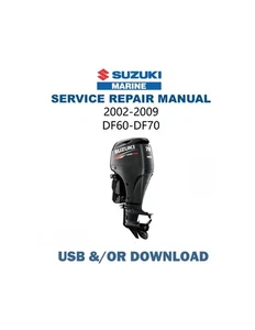 Suzuki DF60 DF70 Service Manual | 2003 | CD OR USB - Picture 1 of 18