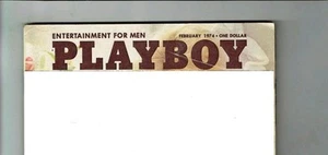 PLAYBOY MAGAZINE FEBRUARY 1974 W/CENTREFOLD VERYGOOD/CONDITION - Picture 1 of 3