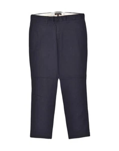BANANA REPUBLIC Mens Slim Chino Trousers W33 L30 Navy Blue Cotton OY13 - Picture 1 of 3
