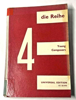 Die Reihe Volume 4 Young Composers - Universal Edition UE 26104e - Stockhausen - Image 1 of 4