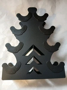 Dumbbell Storage Weight rack Organizer for Home Gym- black Holds 8 - Picture 1 of 2