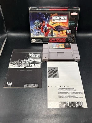 Super Star Wars: The Empire Strikes Back (SNES, 1993) CIB TESTED - Image 1 of 4