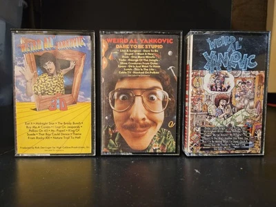 Странный Эл Янкович кассета лот из 3 также Родни Дэнджерфилд Стив Мартин комедия  - Изображение 1 из 2