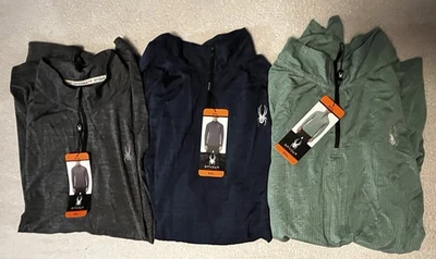 Spyder Athletic 1/4 Cremallera Hombre’s XXL (Lote de 3) Foto 1 de 4