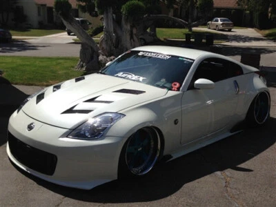 Carbon Fiber Hood AMS For 03-06 2dr Nissan 350Z Vis Racing Sports - Image 1 of 2