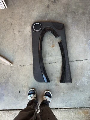 Mini Cooper 2013 lado del pasajero delantero derecho interior panel de moldura de puerta negro OEM+ Foto 1 de 3