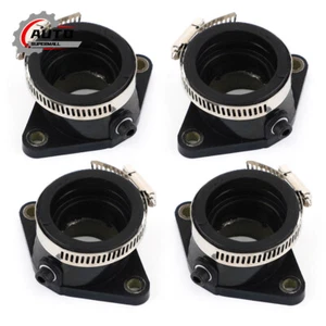 4X CARBURETOR INTAKE MANIFOLD CARB BOOT FOR SUZUKI GS650E GS550E GS550L GS650GL - Picture 1 of 9