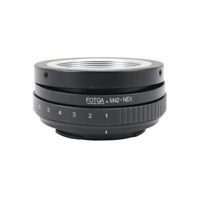 Adaptador de inclinación para lente de montaje con tornillo M42 para cámara Sony con montaje E A7IV A6700 A7III Foto 1 de 4