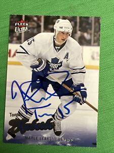 TOMAS KABERLE TORONTO MAPLE LEAFS SIGNED AUTOGRAPH 2008 FLEER NHL CARD W/PROOF