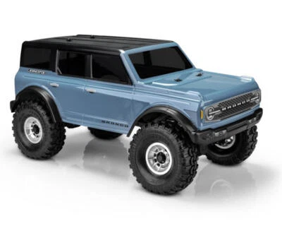 JConcepts 2021 Ford Bronco 4 Door Rock Crawler Pre-Trimmed Body (Clear) (12.3") - Image 1 of 4
