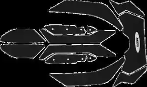 WSM Black Traction Mat Foot Pad for Sea-Doo RXP X 300 16-20 - Picture 1 of 7
