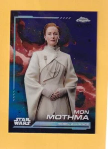 2024 Topps Chrome Star Wars Aqua Refractors #8 Mon Mothma NM-MT+ 188/199 - Picture 1 of 2