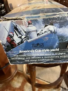 Americas Cup Style Race Yacht RC Model Sailboat Quality 12 Metre Remote Control - Picture 1 of 23