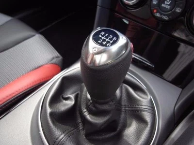 EXTREMELY RARE MAZDA RX-8 OEM GENUINE SPIRIT-R SHIFT KNOB 6 SPEED RED STITCHING - Image 1 of 4