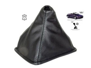 Polaina palanca de cambios para Lotus Elan M100 1989-1995 cuero costuras verdes - Imagen 1 de 4