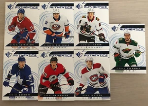 2018-19 SP Hockey Rookie Authentics Blue Cards - Greenway, Kahun, Demott - Picture 1 of 1