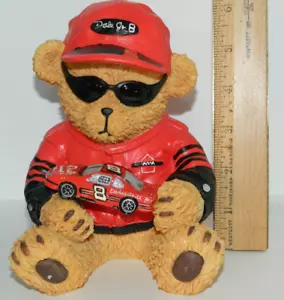 NEW As is box DALE Earnhardt JR #08 BUDwieser NASCAR Teddy BEAR Bank car Action - Picture 1 of 10