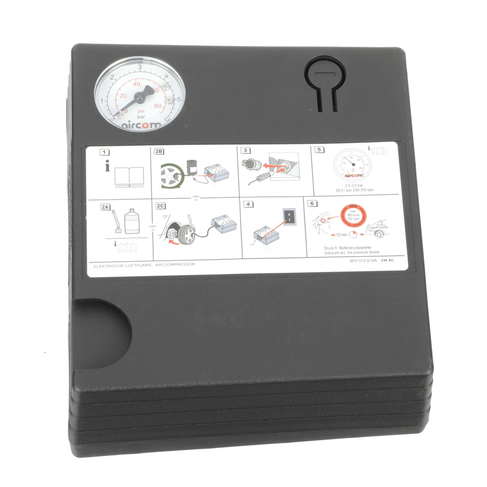 OEM NEW 03-21 Tire Air Compressor Pump CC Golf Jetta Passat 8P0-012-615-A NEW - Изображение 1 из 4