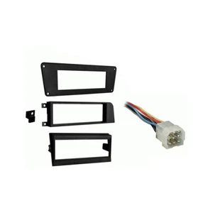 Fits Volvo 240 Series 90-93 Single DIN Stereo Harness Radio Install Dash Kit - Picture 1 of 3