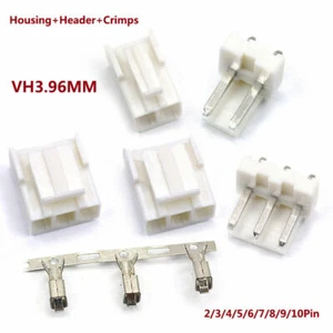 VH3.96MM Connector Sets Housing + Header + Crimps JST PCB 2 Pin/3 Pin/4~10Pin - Picture 1 of 3