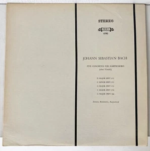 J.S. BACH Five Concertos for Harpsichord Zuzana Ruzickova vinyl record MHS 696 - Picture 1 of 4