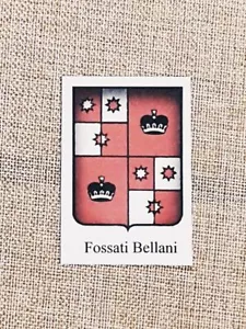 Fossati Bellani Famiglia nobile Stemma Annuario della nobiltà Giornale araldico - Imagen 1 de 1