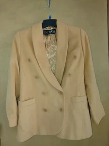 Vintage ESCADA Woman's Wool/Angora Long Sleeves Buttons Pockets Blazer Size 40 - Picture 1 of 6