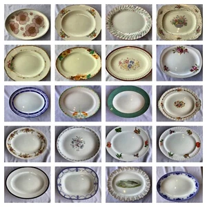 VINTAGE CHINA SERVING PLATES - SERVING PLATTERS £1.95-£15.95 Large Choice - Picture 1 of 116