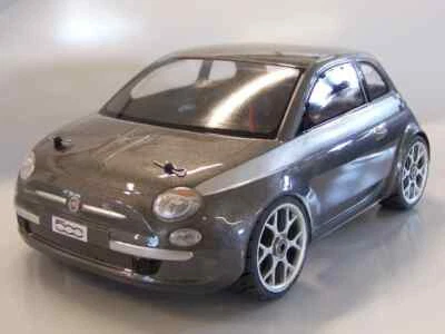 FT018 -  NUOVA FIAT 500 SCALE 1/8 SCALE  + WING/ALETTONE+ DECALS LIGHTS - Immagine 1 di 4