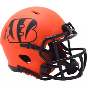 Mini casco de fútbol americano Cincinnati Bengals Rave Riddell Speed - Imagen 1 de 3