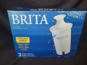 NUOVO Brita Filtro Acqua Brocca Filtro Ricambio Filtri Confezione da 3 Conteggi Filtro dura 2mo - Foto 1 di 7