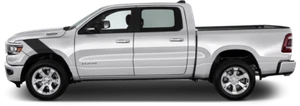 Le Mans Fender Vinyl Graphic Decal Stripes for Dodge RAM 1500 2019 & Up - Picture 1 of 1