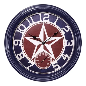 404-3012TX La Crosse Clock Co. 12" Indoor/Outdoor Wall Clock with Temperature - Picture 1 of 4