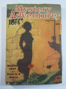 Mystery Adventures Magazine Vol. 5 #1, Jan. 1939 GD/VG - Picture 1 of 5