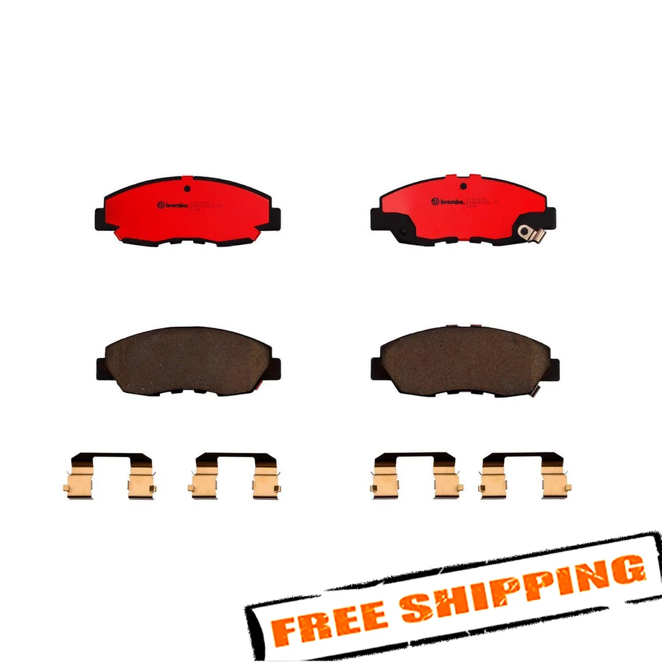 Juego de pastillas de freno de disco delanteras de cerámica Brembo P28042N para Honda Civic 1996-2015 Foto 1 de 4