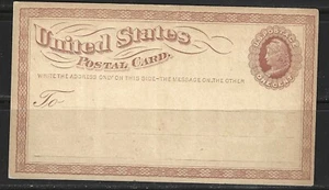 EE. UU. POSTAL #UX1 --- 1c LIBERTY - 1873 - CARA COMO NUEVA - Imagen 1 de 3