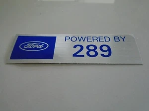 Reproduction Ford Powered By 289 Valve Cover Decal - Picture 1 of 1