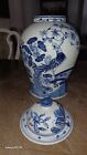 Antique, Vintage Chineese Ornamental Vase Blue & White.made 1980's. 
