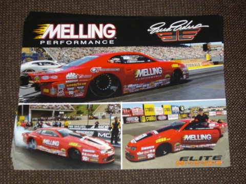 2018 ERICA ENDERS-STEVENS MELLING PERFORMANCE PRO STOCK NHRA POSTCARD Cover